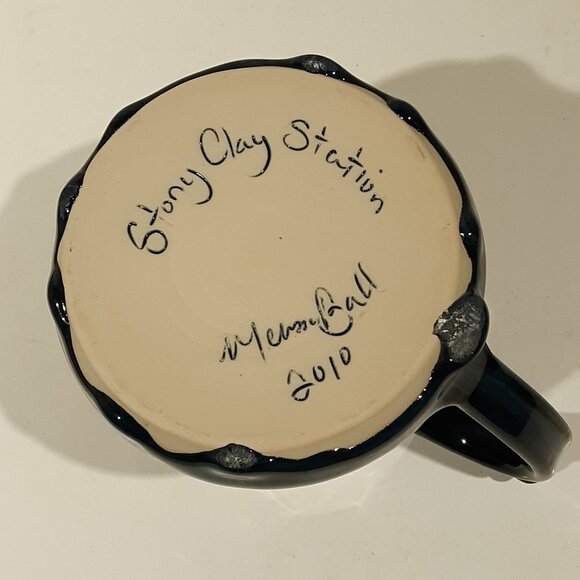 Handcrafted Stony Clay Station Ceramic Mug - Picture 6 of 6